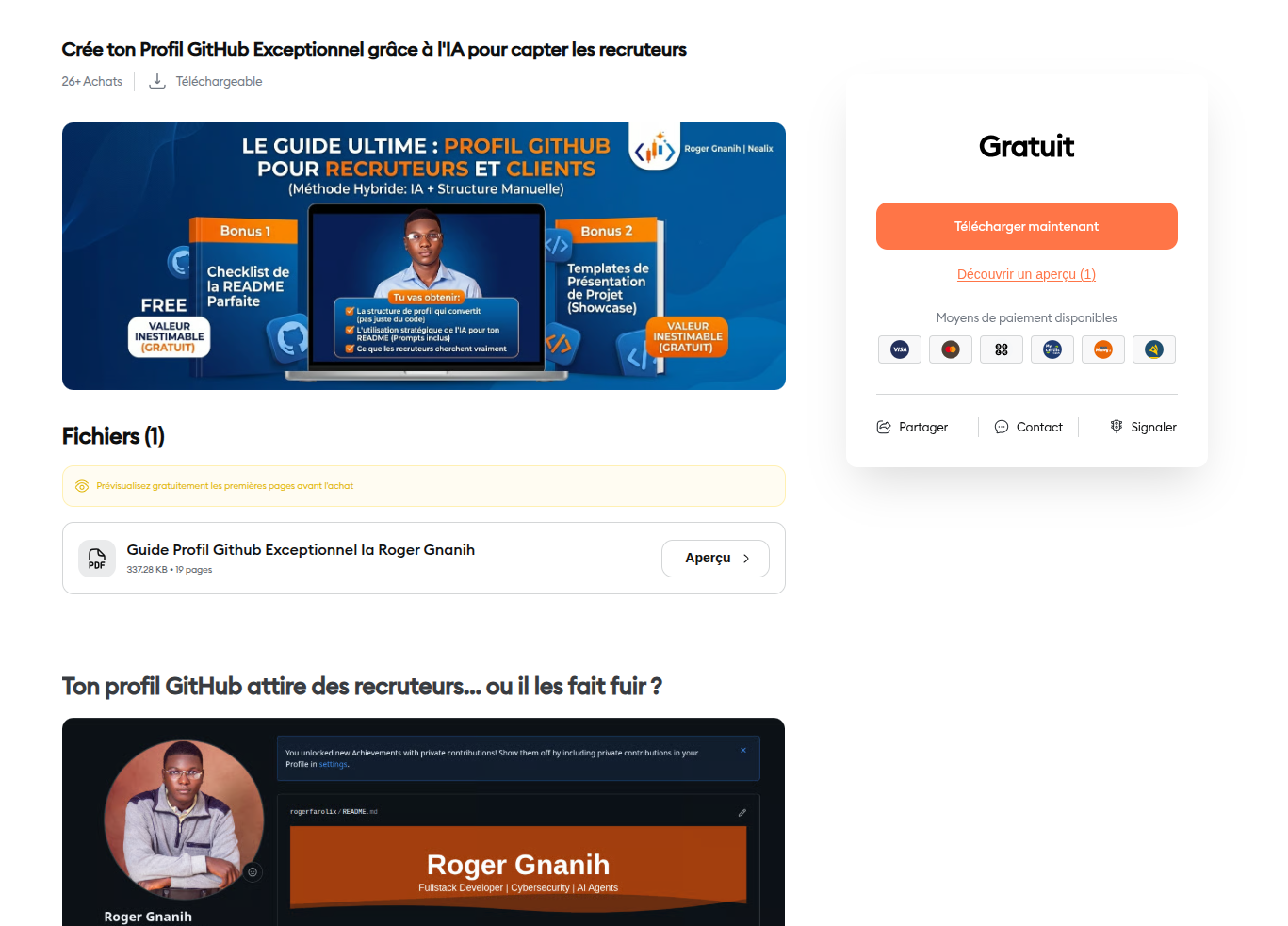 Comment optimiser ton profil GitHub pour attirer des recruteurs (guide gratuit)